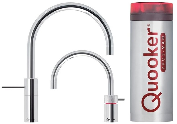 Quooker Nordic Round Twintaps Chroom Pro 3