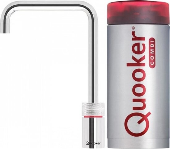 Quooker Nordic Square Single tap Chroom Combi