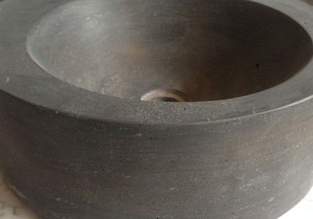 Ronde Spotted Blue hardsteen waskom