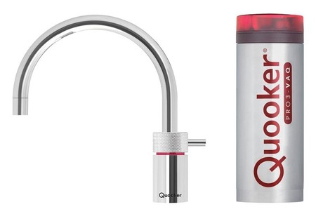 Quooker Nordic Round Single tap Roestvrij staal pro 3