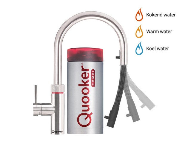 Quooker Flex Roestvrij staal combi