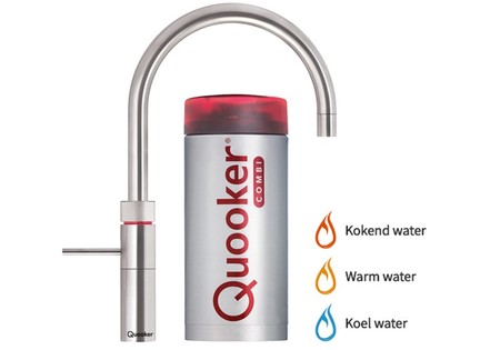 Quooker Fusion Round Roestvrij Staal combi