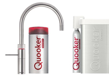 Quooker Fusion Round Roestvrij Staal combi & cube