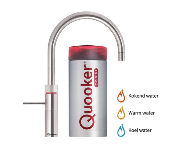 Quooker Fusion Round Roestvrij Staal combi+