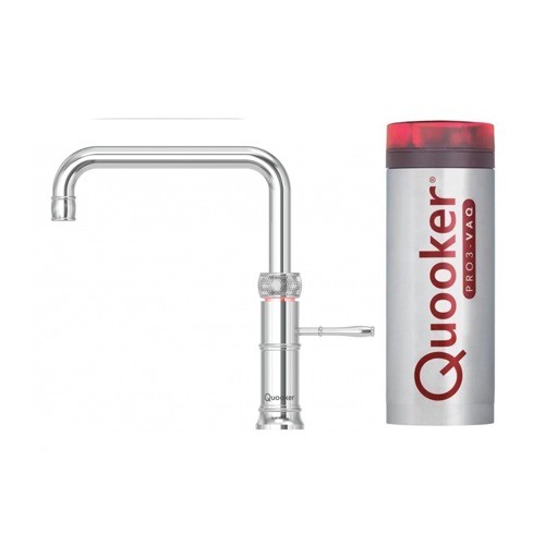 Quooker Classic Fusion Square Chroom Pro3