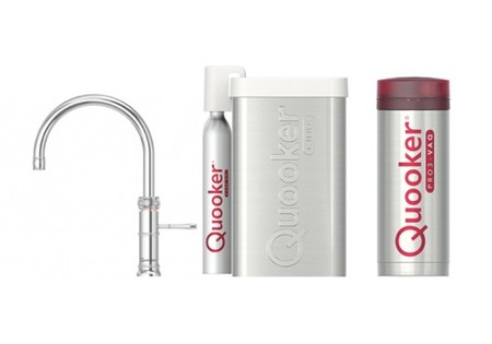 Quooker Classic Fusion Round Roestvrij Staal Pro3 & cube